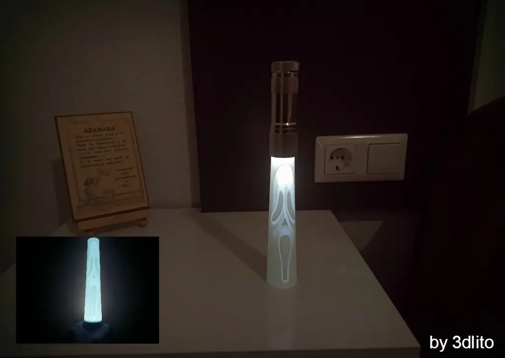 LINTERNA DE SEÑALIZACION SCREAM — modelo 3D