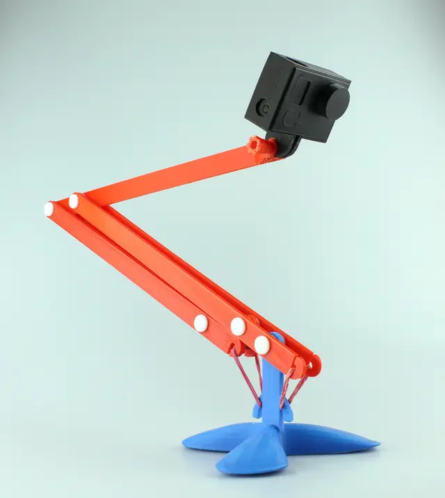 Anglepoise GoPro stand — modelo 3D