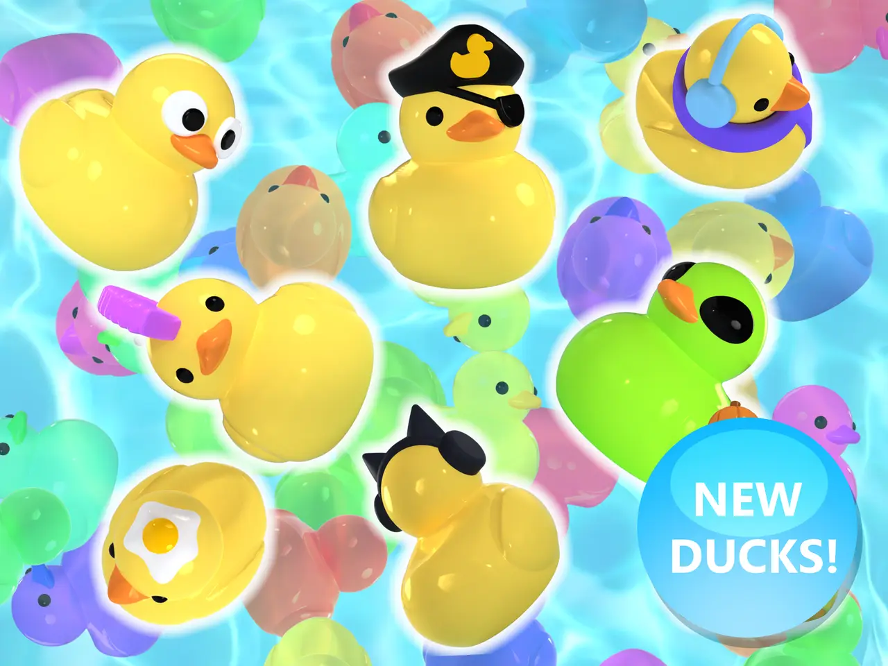 Floating Plastic Ducks — modelo 3D