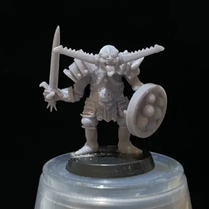 Oldhammer Chaotic warriors — modelo 3D