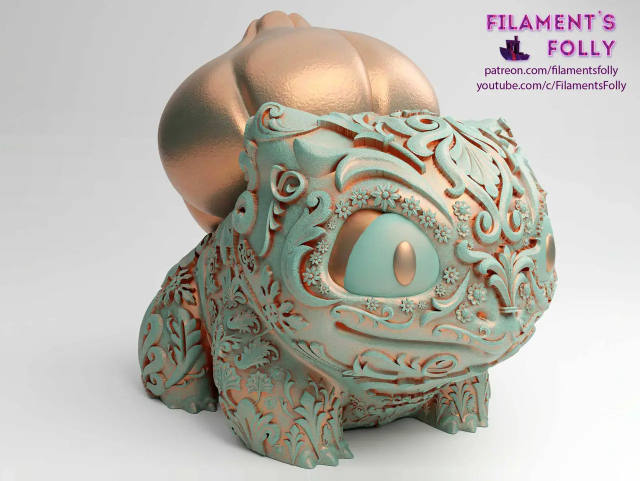Ornamental Bulbasaur — modelo 3D