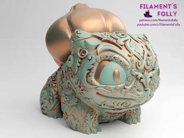 Ornamental Bulbasaur — modelo 3D
