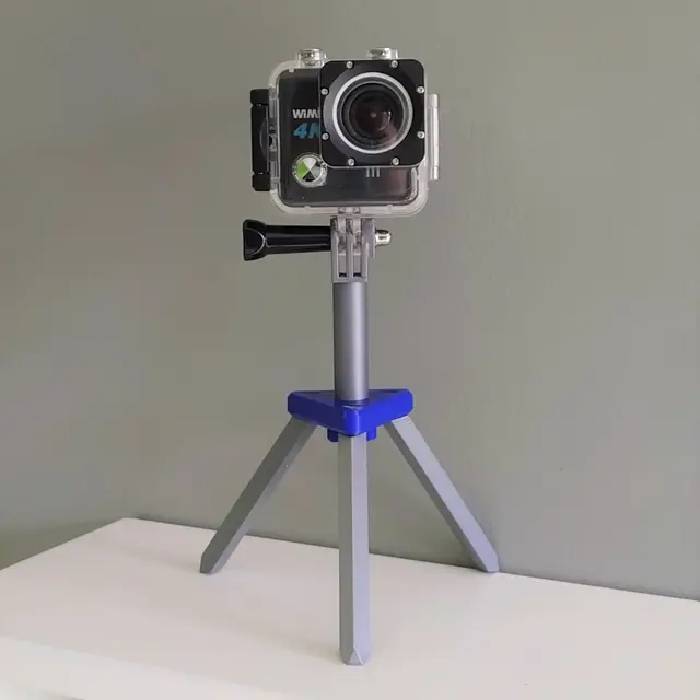 Tripod for GoPro — modelo 3D