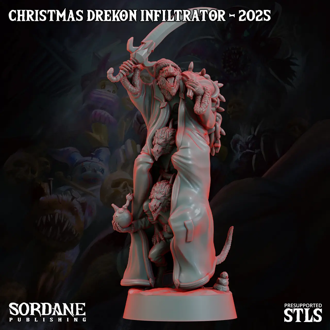 Christmas Drekon Infiltrator - 2025 — modelo 3D