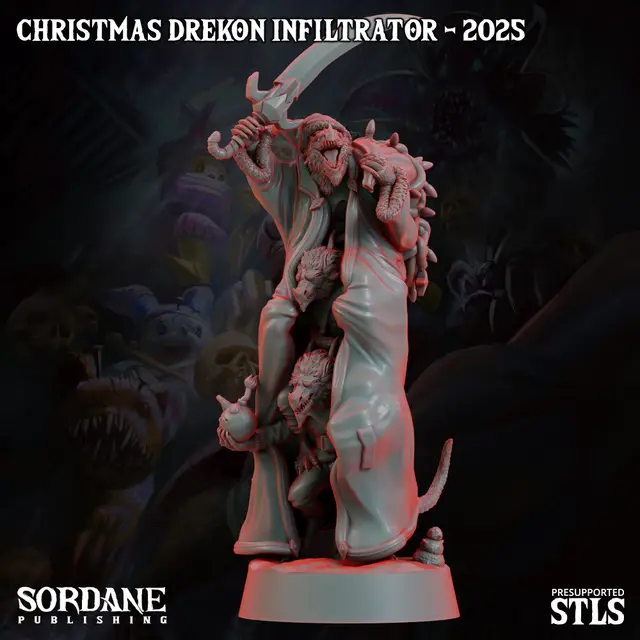 Christmas Drekon Infiltrator - 2025 — modelo 3D