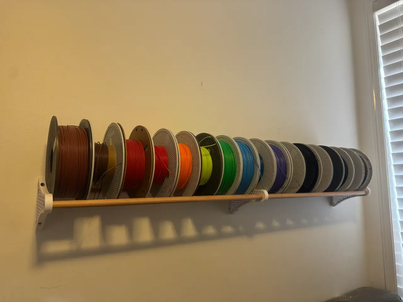 Spool Shelf Wall Bracket — modelo 3D