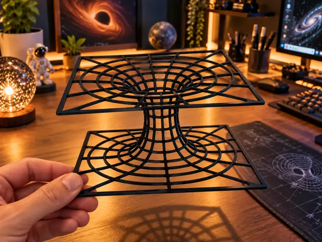 Wormhole Wall Art 3D Gravity Well Optical Illusion — modelo 3D