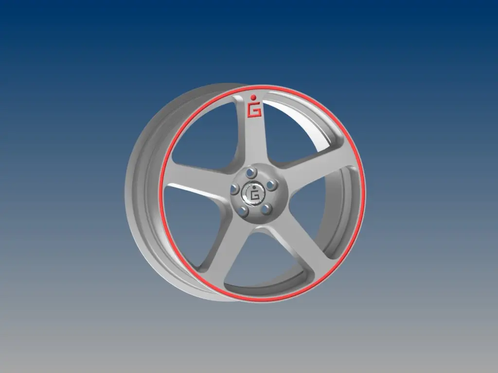 Wheel 3 — modelo 3D