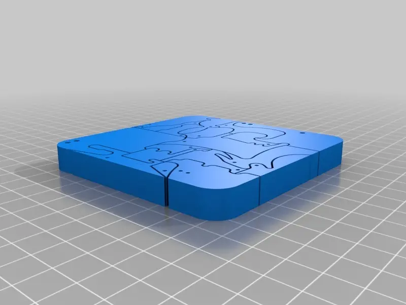 18animals puzzle — modelo 3D