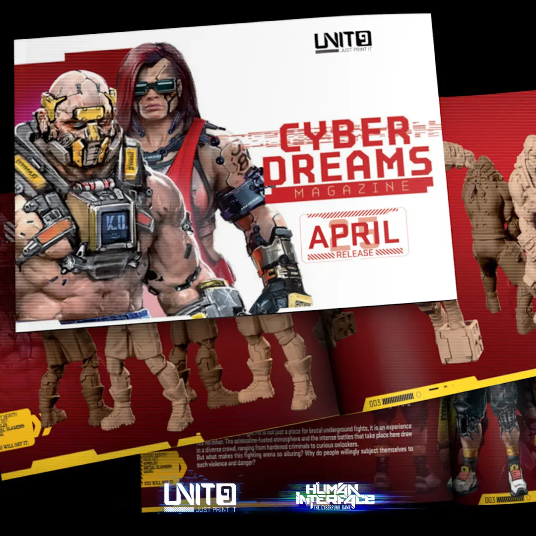 Cyber Dreams Magazine April25 — modelo 3D