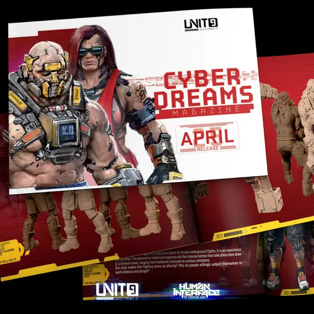 Cyber Dreams Magazine April25 — modelo 3D