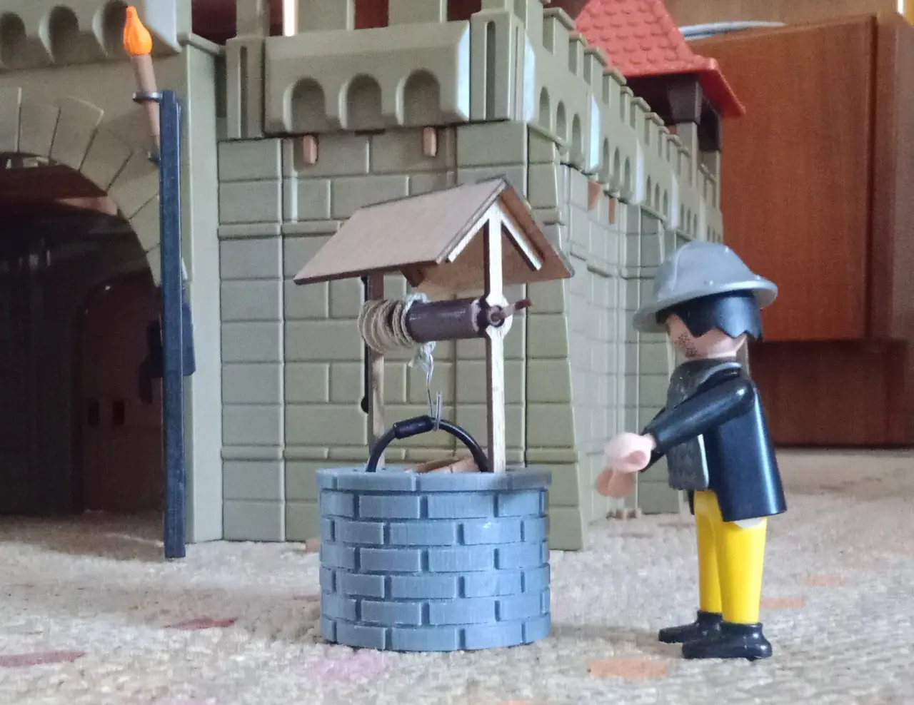 Well for Playmobil ; Puit ; Pozo — modelo 3D