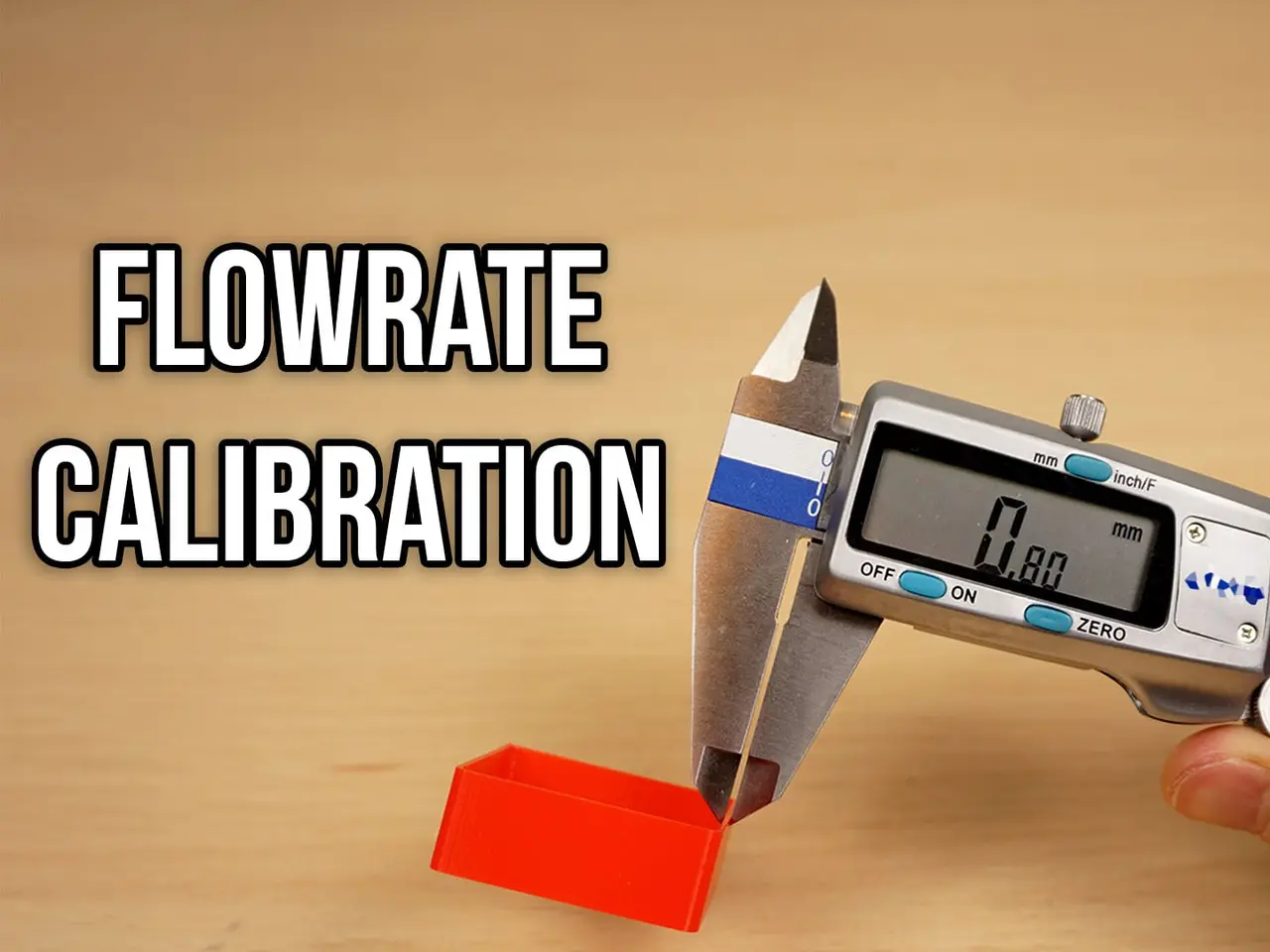 The Best Flowrate Calibration Method! — modelo 3D