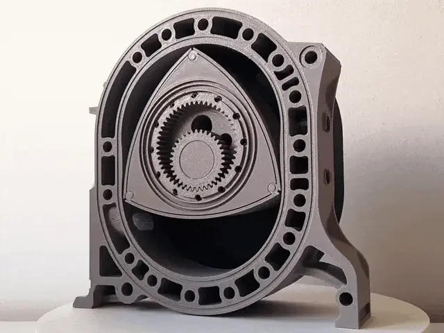 Wankel engine - motorized — modelo 3D