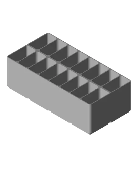 Gridfinity USB Cablemanager 2x4 — modelo 3D