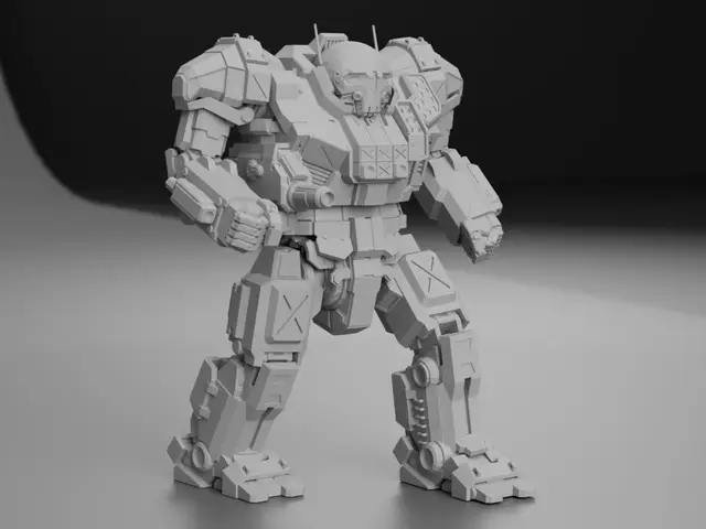 AS7-D Atlas for Battletech — modelo 3D