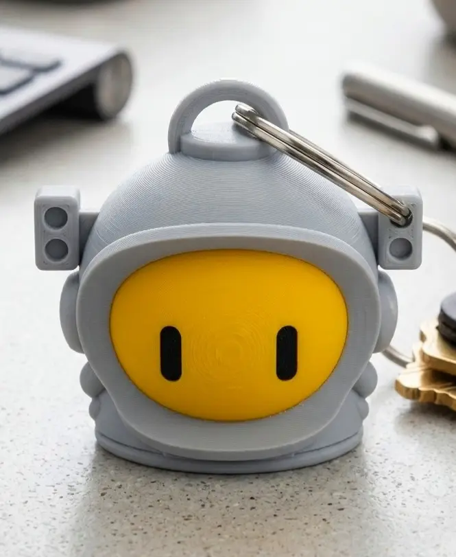 Cosmo-Buddy Astronaut Keychain - AMS Ready — modelo 3D