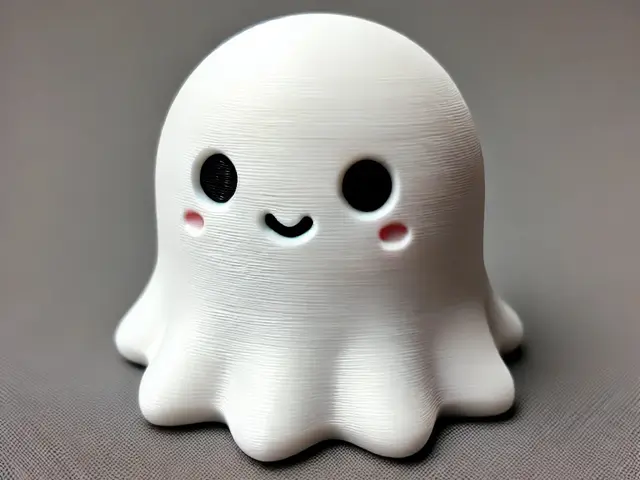 Cute 3D Ghost for Halloween — modelo 3D