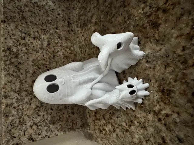 Ghost Walking Dog & Cat - Hollow — modelo 3D