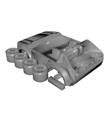 DeLorean - FREE Back to the Future Kit | No Supports, No AMS, No Glue — modelo 3D