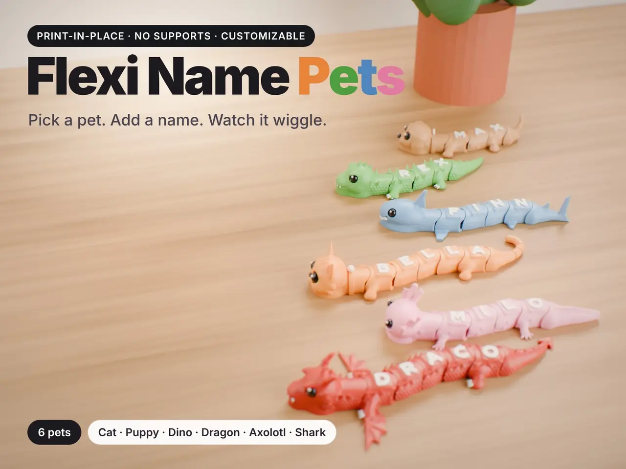 Flexi Name Pets - The Collection — modelo 3D