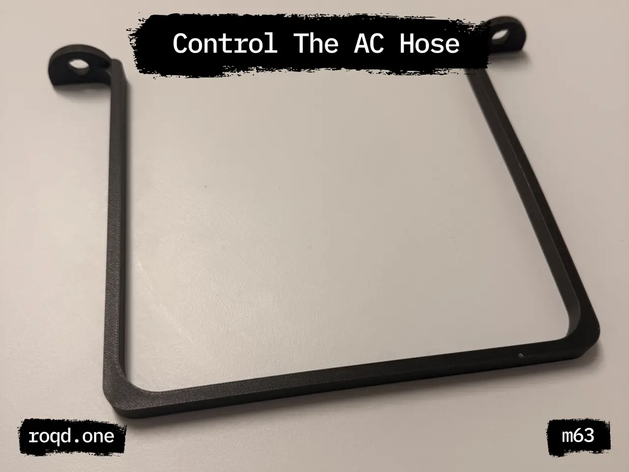 Large Hose Wall Guide for Portable AC Exhaust — modelo 3D