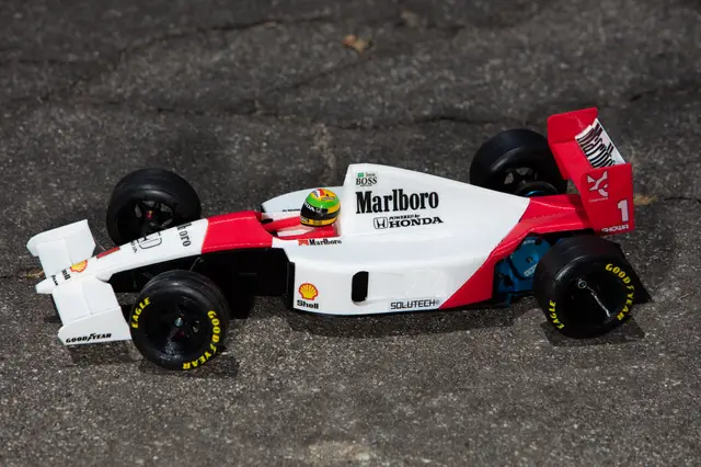 Aryton Senna's 1991 Mclaren MP4/6 3d Printed RC F1 Car — modelo 3D