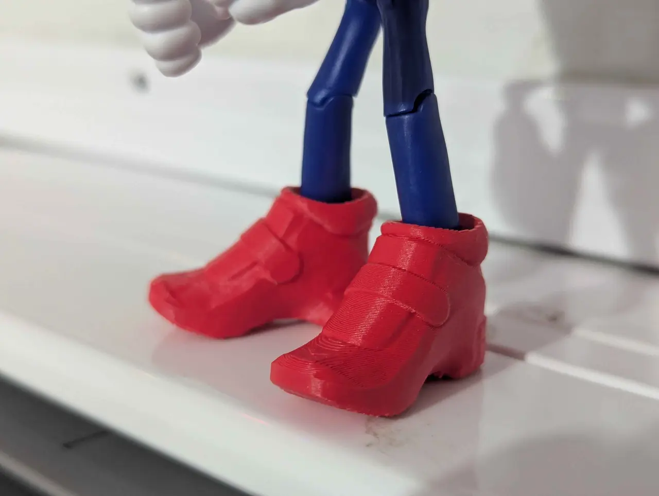 SOAP Shoes for Jakks Pacific 4" Sonic The Hedgehog Action Figure — modelo 3D