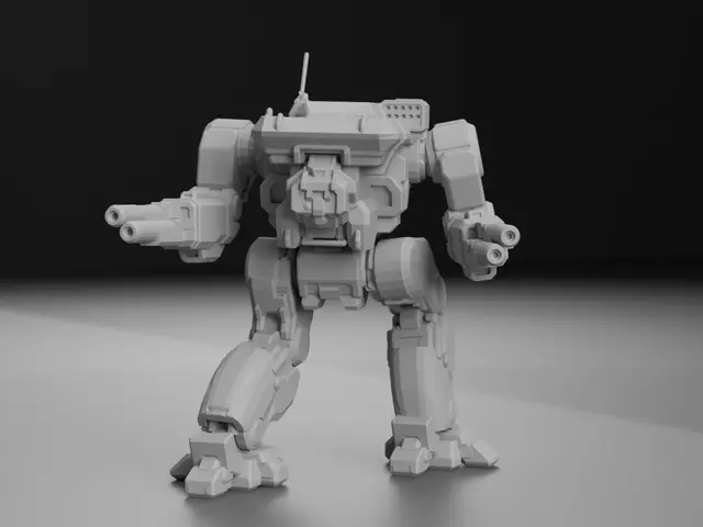 Warhawk Prime, AKA "Masakari" for Battletech — modelo 3D