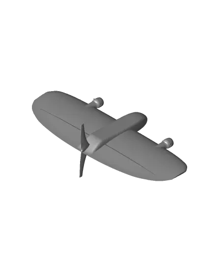 openSAR.net V1 Alpha Rev9- VTOL Tailsitter Drone -Ardupilot — modelo 3D