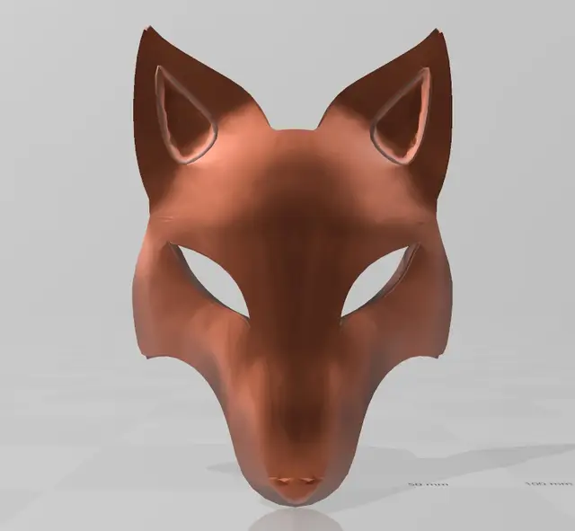 Fox Mask — modelo 3D