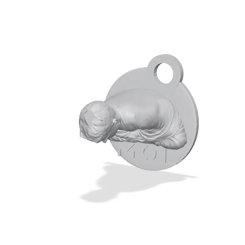 Customizable Buddha Keychain & MolBuda / Llavero de Buda Personalizable — modelo 3D