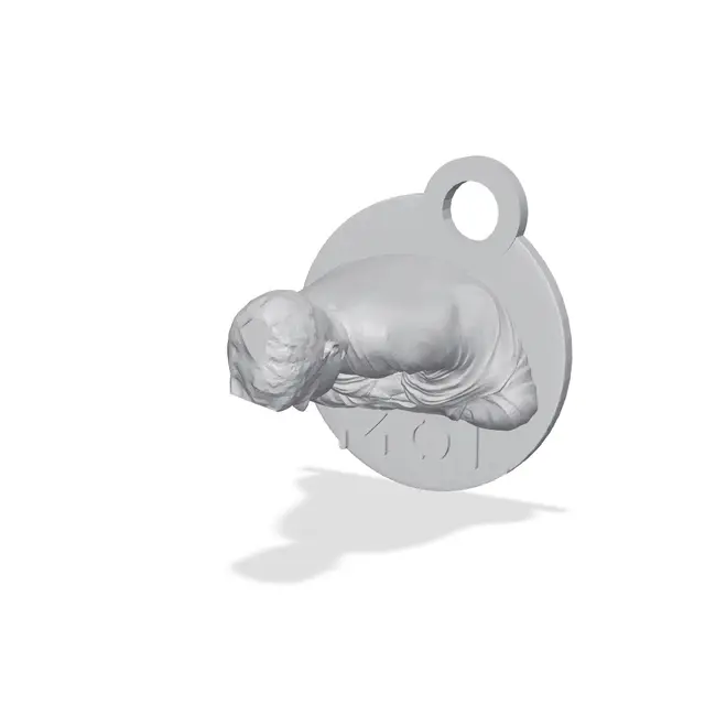 Customizable Buddha Keychain & MolBuda / Llavero de Buda Personalizable — modelo 3D