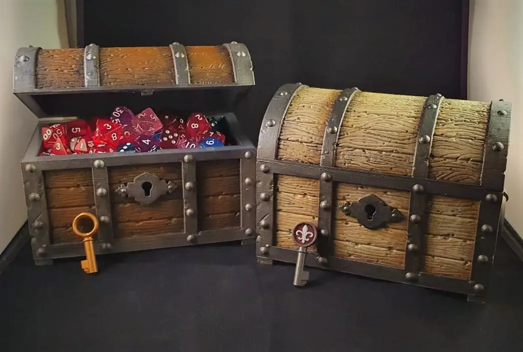 Treasure chest - Working Lock — modelo 3D