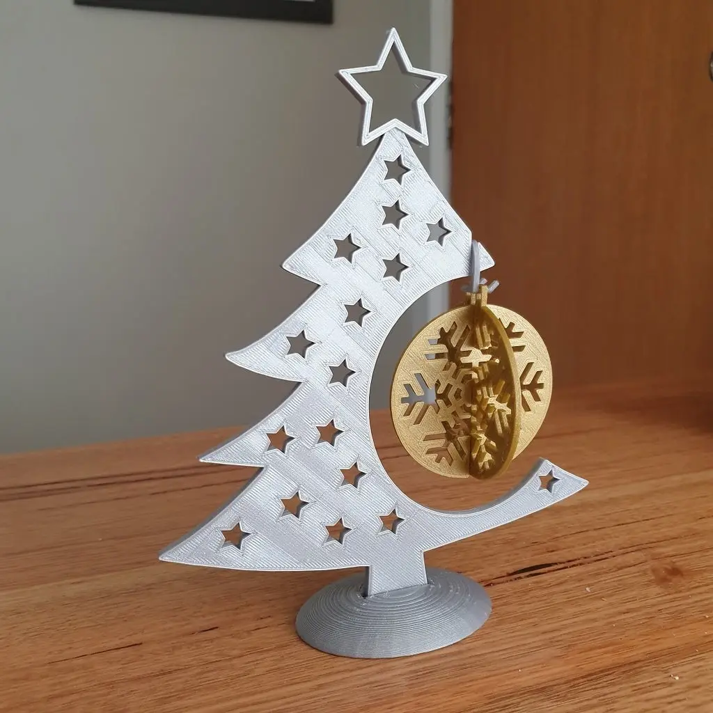 Snowflake Christmas Bauble — modelo 3D