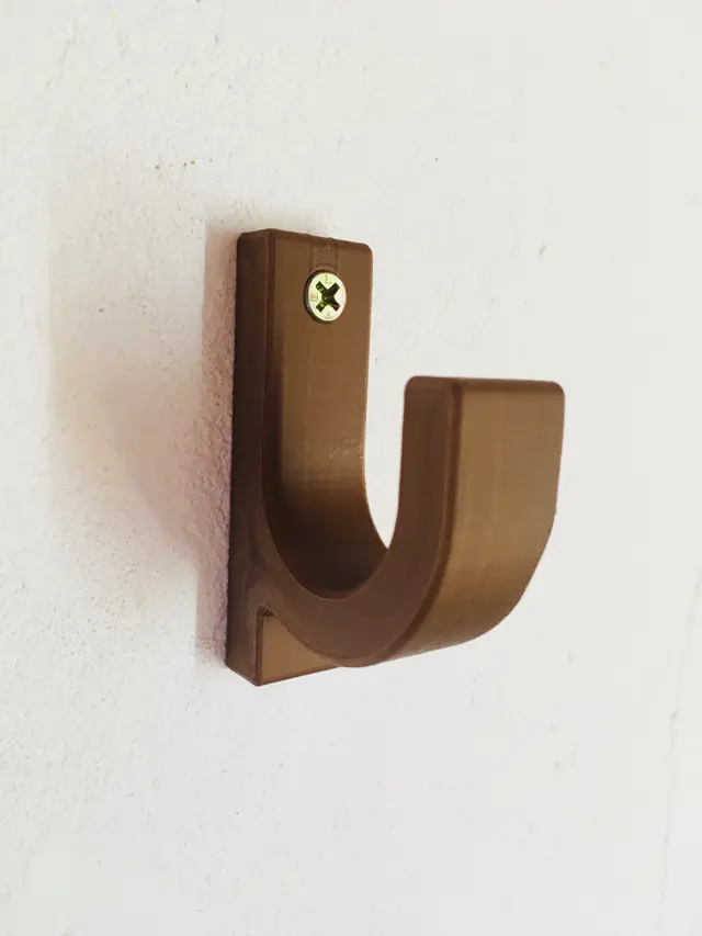 Basic resistant wallhanger (one hole version) — modelo 3D