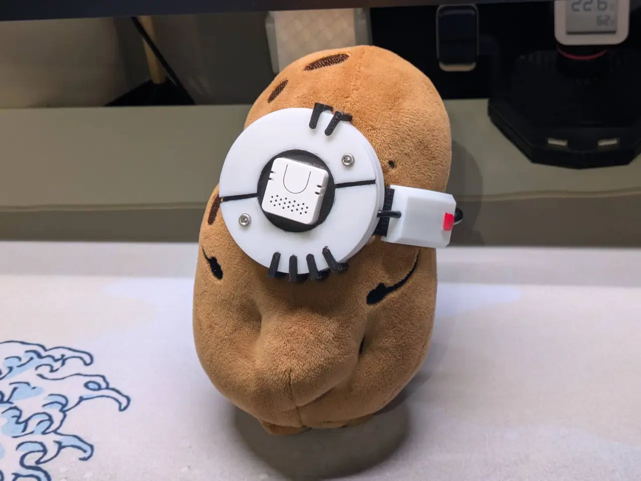 Atom Echo potato GLaDOS Ziemowit cosplay kit — modelo 3D