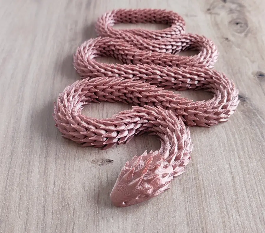 Ultra articulated Snake - Updated joints — modelo 3D