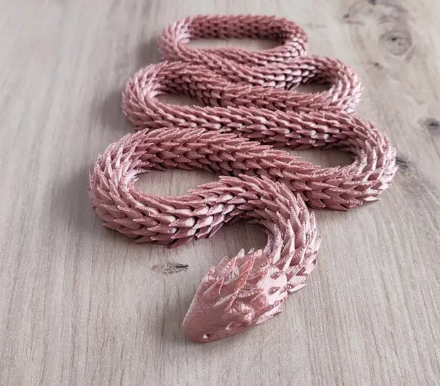 Ultra articulated Snake - Updated joints — modelo 3D