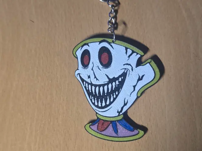 Chip creepy keychain — modelo 3D