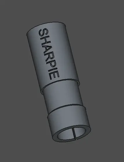 Cricut Pen SHARPIE — modelo 3D