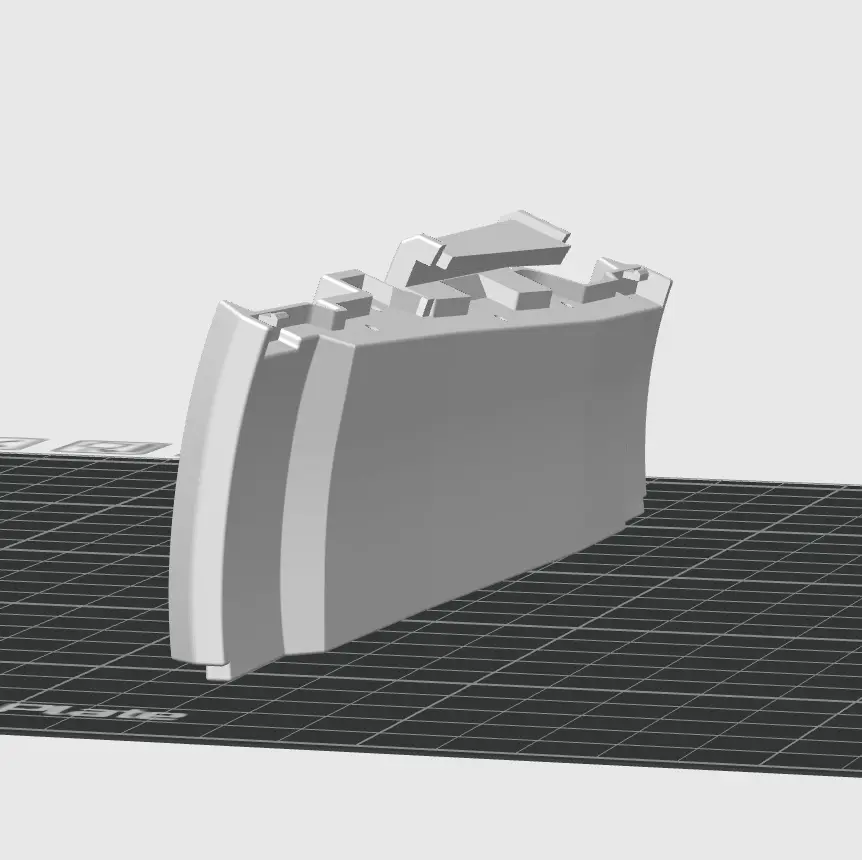 Double-width spacer bar for the Fallout 3 / New Vegas Pip-Boy 3000 replica — modelo 3D