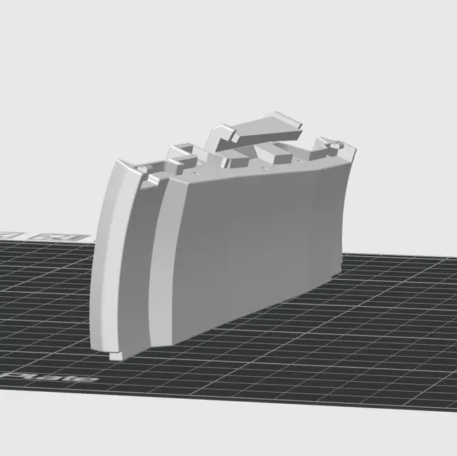 Double-width spacer bar for the Fallout 3 / New Vegas Pip-Boy 3000 replica — modelo 3D