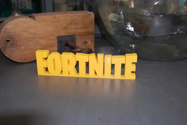FORTNITE LOGO — modelo 3D