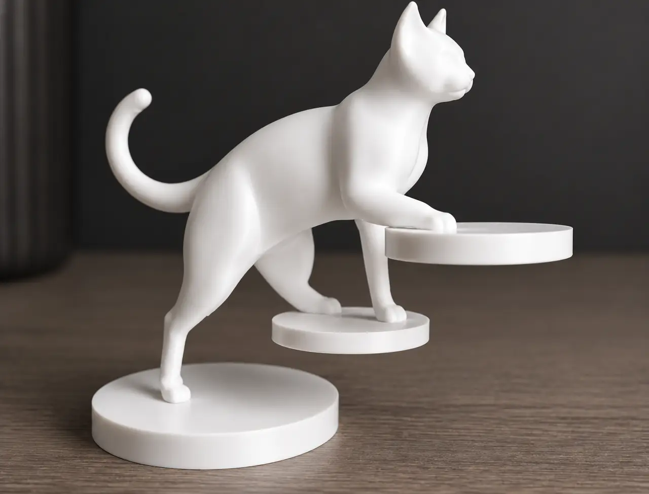 balancing cat — modelo 3D