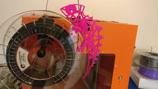Chroma Chameleon, spool mascot — modelo 3D