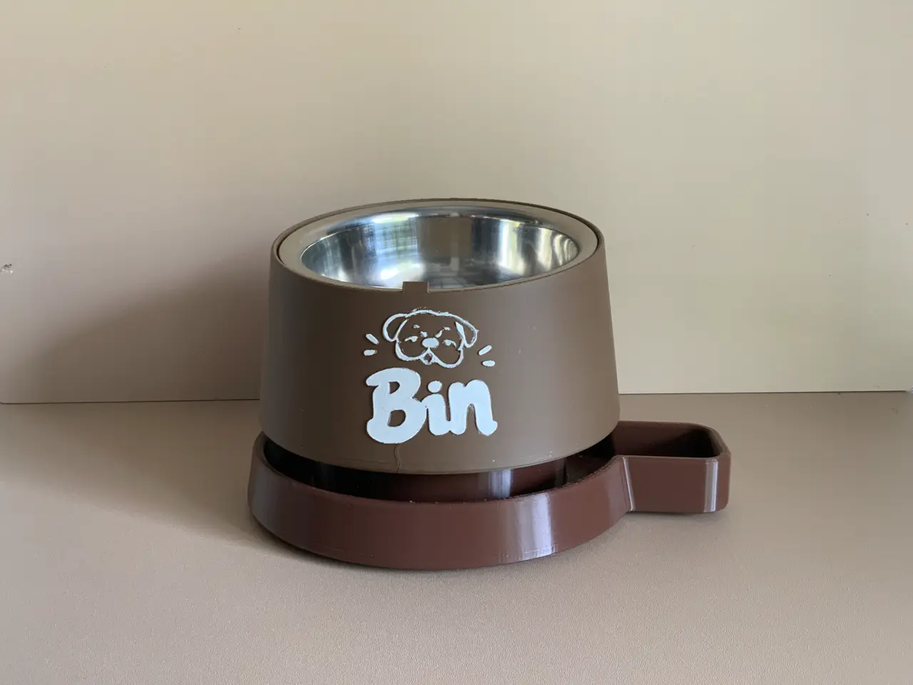 Personalized Pet Bowl – Name & Portrait — modelo 3D