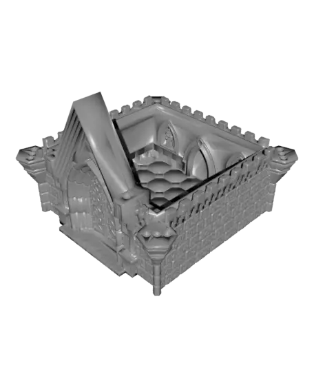 The Tower of Portals Free Sample Modular Tower — modelo 3D