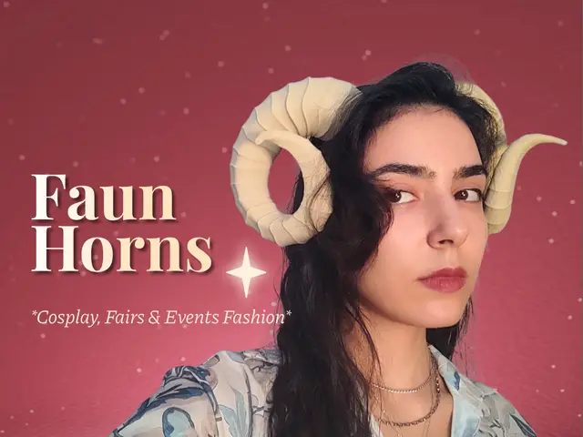 Faun Horns - Wearable LARP & Renfaire Accessory — modelo 3D