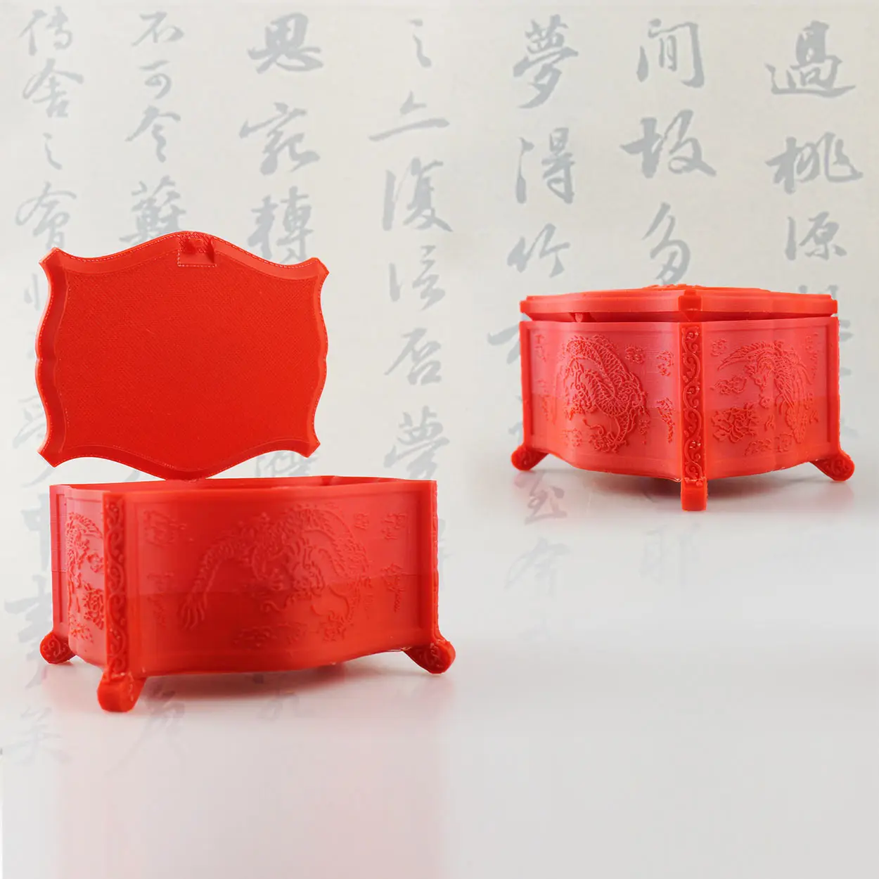 Ornamental Chinese Gift Box — modelo 3D